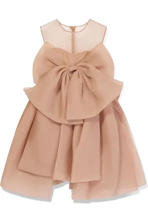 Maison Ava Linette jurk met ruches en strik