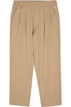 Chocoolate Broek met toelopende pijpen en elastische tailleband