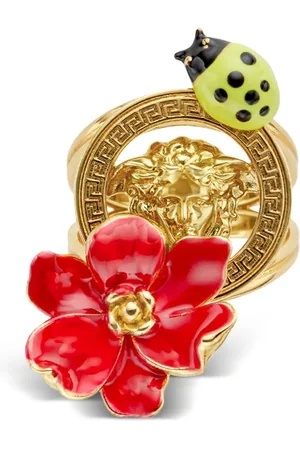VERSACE Strawberry Garden ring