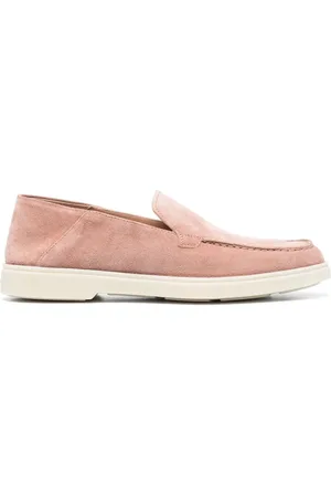 santoni Loafers met ronde neus