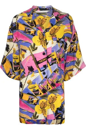 Palm Angels Bowlingshirt met print
