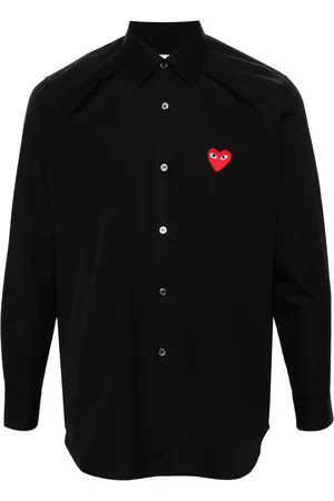 Comme des Garçons Poloshirt met patch