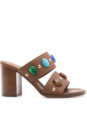 Gianvito Rossi 90mm muiltjes met kralen