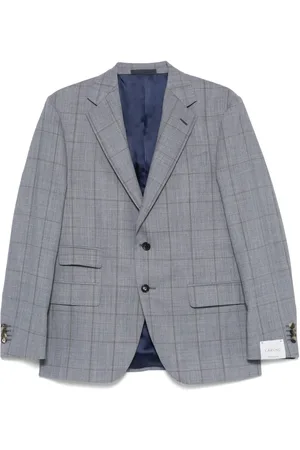 CARUSO Geruite blazer
