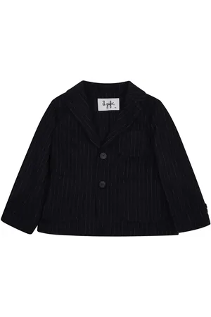 Il gufo Blazer met krijtstreep en enkele rij knopen