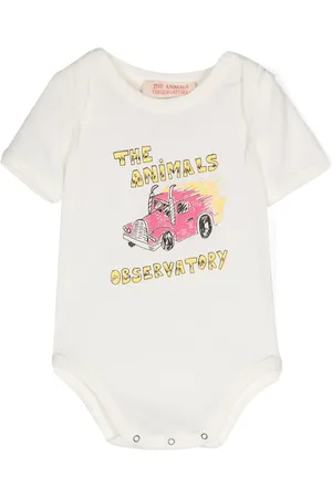 The Animals Observatory Romper met logoprint