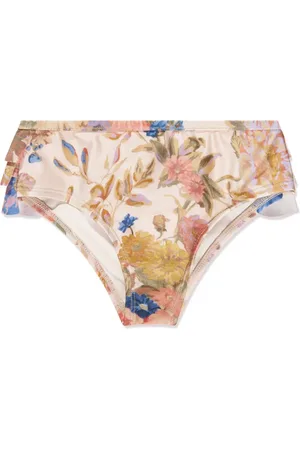 ZIMMERMANN August bikinislip met bloemenprint