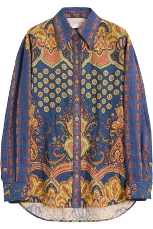 VALENTINO GARAVANI Medaglioni Voyage Imaginaire blouse