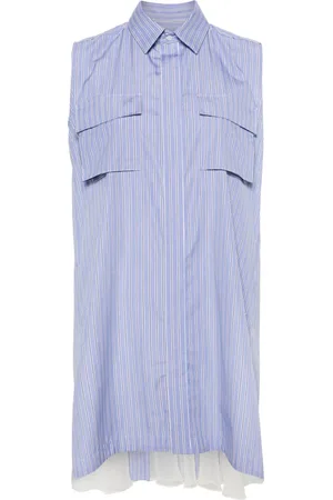 SACAI Gestreepte blousejurk