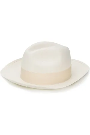 Borsalino Hoed met striklint