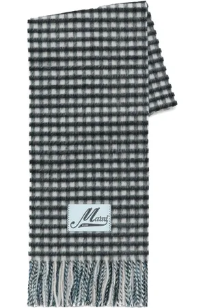 Marni Sjaal met gingham print
