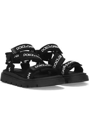 Dolce & Gabbana Bewerkte sandalen met logoprint