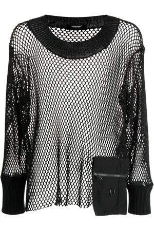 UNDERCOVER Katoenen sweater met mesh