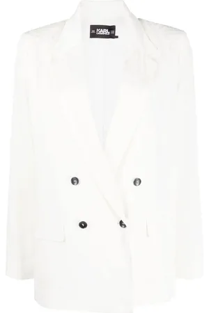Karl Lagerfeld Blazer met dubbele rij knopen