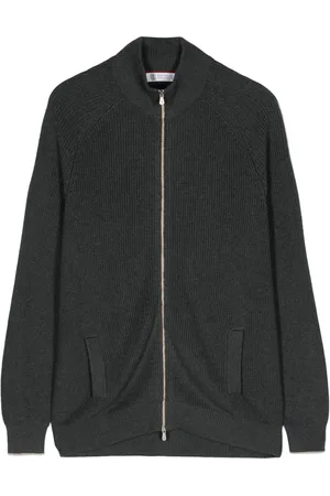 Brunello Cucinelli Ribgebreid katoenen vest