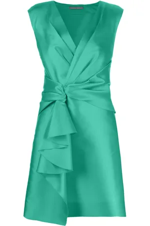 Alberta Ferretti Jurk met gesmockte taille