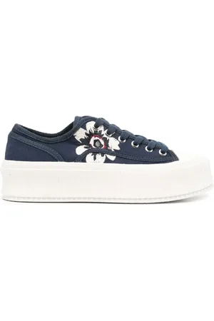 Dorothee Schumacher Sportiness canvas sneakers met bloemenprint