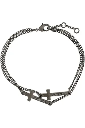 Dsquared2 Armband met dubbel kruis