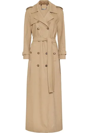 Philipp Plein Lange trenchcoat met monogram
