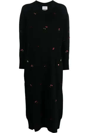 Barrie Jurk met geborduurde bloemen