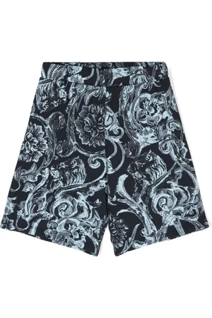 VERSACE Barocco Stencil katoenen shorts