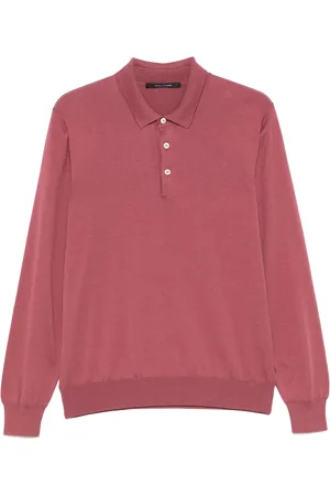 TAGLIATORE Fijngebreid poloshirt