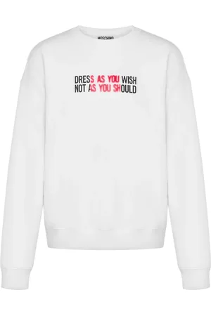 Moschino Sweater met tekst