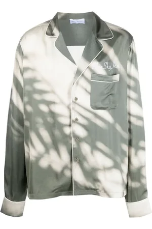 BLUE SKY INN Pyjamashirt met geborduurd logo