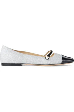 Jimmy Choo Elisa leren ballerina