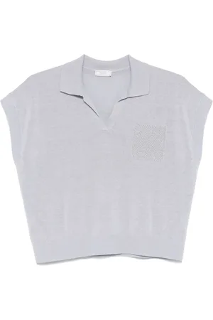 PESERICO SIGN Polotop met schakelkettingdetail