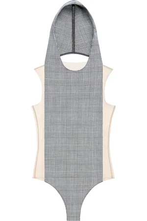 Courrèges Illusion body met capuchon