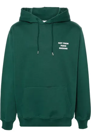 Drôle de Monsieur Hoodie met logoprint