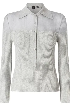 Pinko Geribbelde polotop