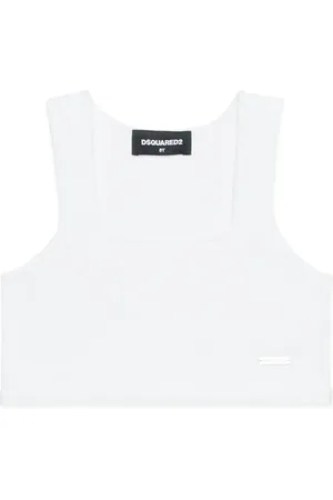 Dsquared2 Cropped top met vierkante hals