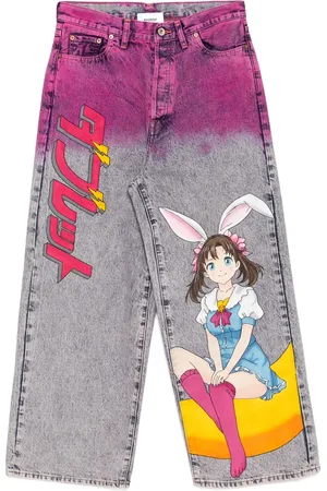 DOUBLET Jeans met anime