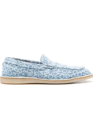 Dolce & Gabbana Denim loafers met logoprint