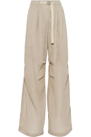 Brunello Cucinelli Broek met ceintuur van organza