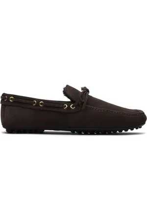 CAR SHOE Suède loafers met voering