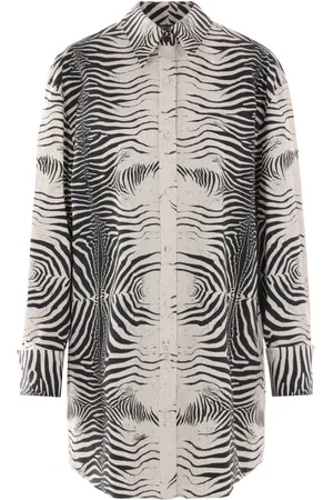 Roberto Cavalli Blousejurk met zebraprint