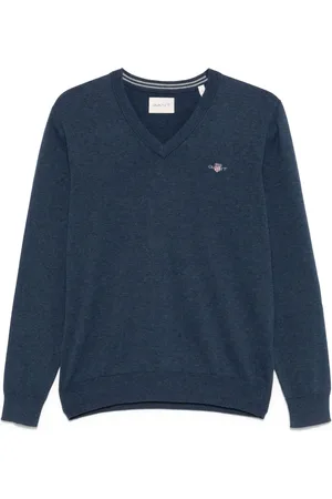 GANT Katoenen trui met V