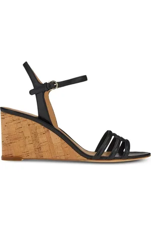 Salvatore Ferragamo Gancini sandalen met sleehak