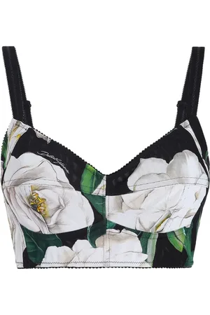 Dolce & Gabbana Bustier top met print