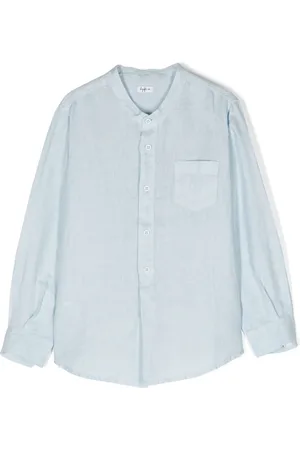 Il gufo Shirt met bandkraag