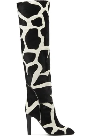 Giuseppe Zanotti Laarzen met giraffe print