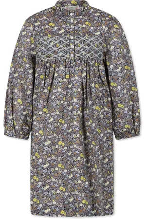 BONPOINT Katoenen jurk met bloemenprint
