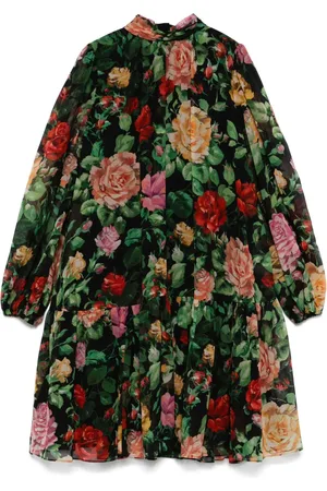 Dolce & Gabbana Jurk met rozenprint