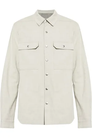 Rick Owens Shirtjack met klepzak