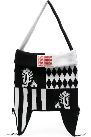 Charles Jeffrey Loverboy Gebreide schoudertas