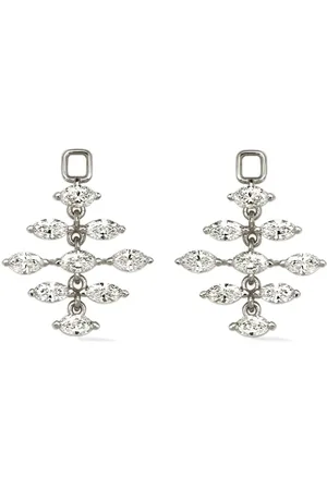 Lark & Berry 14kt witgouden oorbellen