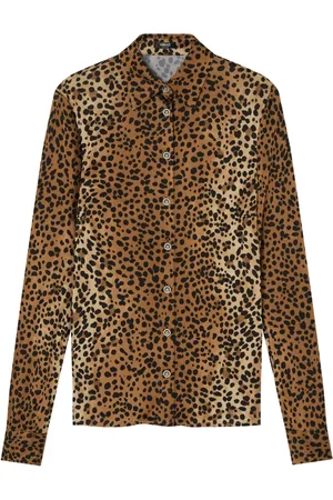 VERSACE Overhemd met luipaardprint